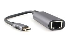 Сетевой адаптер Cablexpert A-USB3C-LAN-01, USB-C (вилка) в Гигабитную сеть Ethernet (RJ-45 розетка) A-USB3C-LAN-01 | код A-USB3C-LAN-01 | Cablexpert