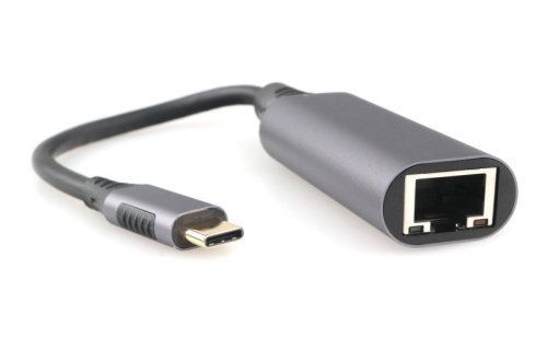 Сетевой адаптер Cablexpert A-USB3C-LAN-01, USB-C (вилка) в Гигабитную сеть Ethernet (RJ-45 розетка) A-USB3C-LAN-01 | код A-USB3C-LAN-01 | Cablexpert