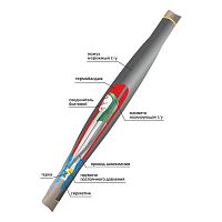 Муфта кабельная соединительная 1кВ 1ПСТ(б)-(тк)нг-LS-4х(150-240) с болтовыми соединителями Нева-Транс Комплект 22040016