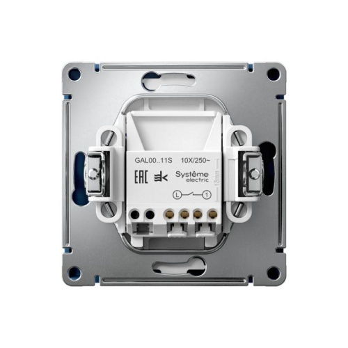 ARTGALLERY 1-клавишный ВЫКЛЮЧАТЕЛЬ, 10АХ, механизм, быстрозажимные клеммы, АКВАМАРИН | код GAL001111S | Systeme Electric фото 6 ARTGALLERY 1-клавишный ВЫКЛЮЧАТЕЛЬ, 10АХ, механизм, быстрозажимные клеммы, АКВАМАРИН | код GAL001111S | Systeme Electric фото 6