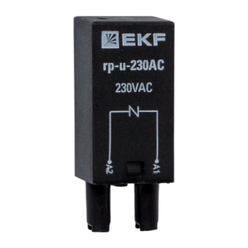 Модуль защитный c варистором 230В AC для промежуточных реле RP AVERES EKF | код rp-u-230AC | EKF фото 2