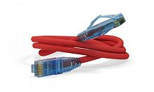 Патч-корд U/UTP Cat.6 LSZH 2 м красный, Hyperline PC-LPM-UTP-RJ45-RJ45-C6-2M-LSZH-RD | код 230242 | Hyperline
