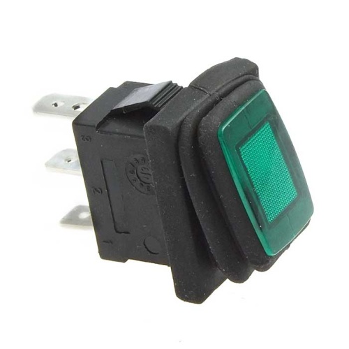 Клавишный переключатель RUICHI SB008-12V, IP65, ON-OFF, 13x19.2 мм | код 100439 | Ruichi