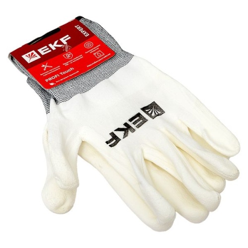 Перчатки рабочие PROFI Touch для чистовых работ (15 класс, 9 размер) EKF Expert | код pe15pm-9-exp | EKF фото 5