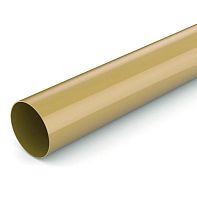 Труба гладкая ПВХ жесткая d25мм свет. дерево (уп.50м) Урал Пак ГТ-0032125-050