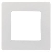Рамка для розеток и выключателей Серия 12 12-5101-01М на 1 пост, Сатин, белый матовый | код Б0065744 | ЭРА