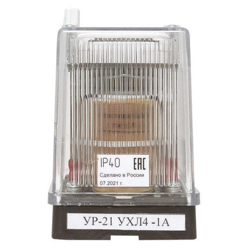 Указательное реле, с контактом самовозврата, постоянного тока, ток срабатывания 0,16А, заднее присоединение, исполнение УХЛ4 | код ur21kspt0.16azp | EKF фото 2