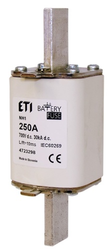 Предохранитель NH-2 Battery 125A 700V DC | код 004724290 | ETI