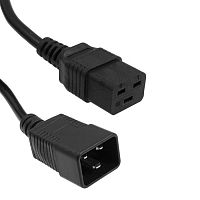 Шнур сетевой 3-х полюсный RUICHI SCZ, гнездо IEC C19 - вилка IEC C20, 3 м, 3x1.5 мм2 | код 112904 | Ruichi
