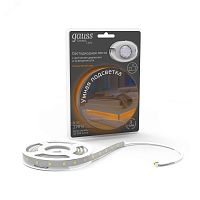 Лента светодиодная LED комплект 5 Вт/м 210 Лм/м 2700К теплый белый IP20 12 В DC 8 мм (комплет 1,2 м ленты+драйвер) Black Gauss | код 311011105 | GAUSS