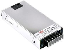 Источник питания AC-DC, 450Вт, вход 85…264В AC, 47…63Гц /120…370В DC, ККМ, выход 12В/0…37.5A, рег. вых=10.2…13.8В, доп. выход 5В/0…0.3А, изоляция 3000В AC, в кожухе 218х105х41мм, -30…+70С | код HRPG-450-12 | MeanWell