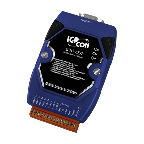 GW-7557-B CR PROFIBUS/HART Gateway (RoHS) | код 00-06079363 | ICP DAS