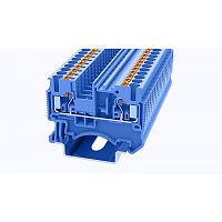 DS2.5-MT-01P-12-00Z(H) Клемма PUSH-IN, 2.5 мм.кв., с размыкателем, синяя, шт | код 11040000941 | DEGSON