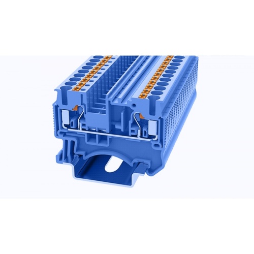 DS2.5-MT-01P-12-00Z(H) Клемма PUSH-IN, 2.5 мм.кв., с размыкателем, синяя, шт | код 11040000941 | DEGSON