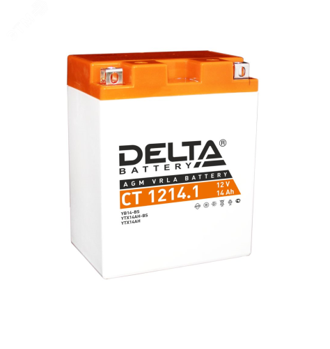 Аккумулятор CT 12В 14Ач | код CT 1214.1 | Delta MOTO