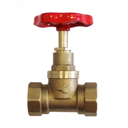 Клапан запорный латунь 15б1п Ду20 Ру16 муфтовый | код 141100151 | ГОСТ