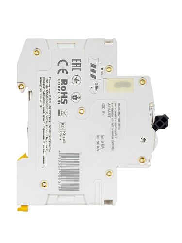 ARMAT Автоматический выключатель M06N 4P D 3А | код AR-M06N-4-D003 | IEK  фото 2