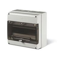 Щит модульный навесной M250, 12M, дымчатая дверь, 256x250x140mm, IK07, IP66, серия DOMINO | код 672.2012 | Scame