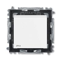 Переключатель одноклавишный ABB Levit IP44 белый / белый 3559H-A06940 03 | код 2CHH596940A4003 | ABB