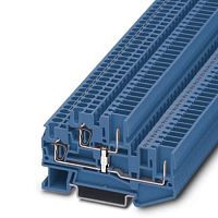 Двухъярусные клеммы STTB 2,5/2P-PV BU | код 3040685 | PHOENIX CONTACT