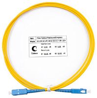 Cabeus FOP(s)-9-SC-SC-5m Шнур оптический simplex SC-SC 9/125 sm 5м LSZH | код 7388c | Cabeus
