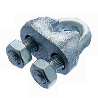 Зажим троса 6мм DIN 741 перф. подвес (уп.2шт) СТРОЙМЕТИЗ UTORM4010032