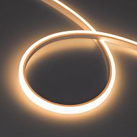 Лента светодиодная герметичная WAVE-TOP-PU-A144-10x10mm 24V Warm2700 (5 W/m, IP68, 5m, wire x2) (ARL, вывод боковой, 3 года) | код 52433 | Arlight