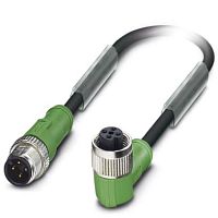 Кабель для датчика / исполнительного элемента SAC-4P-M12MS/5,0-PUR/M12FR | код 1696400 | PHOENIX CONTACT