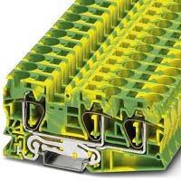 Клемма защитного провода ST 16-TWIN-PE | код 3035344 | PHOENIX CONTACT