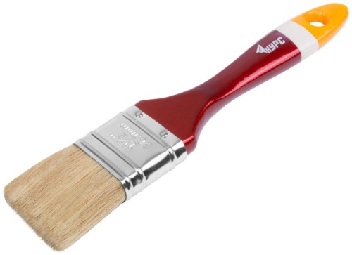 Кисть флейцевая "Мастер" 1.5дюйм (38мм) натур. щетина деревянная ручка КУРС 00834 фото 2 Кисть флейцевая "Мастер" 1.5дюйм (38мм) натур. щетина деревянная ручка КУРС 00834 фото 2