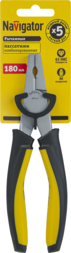 Пассатижи 93 494 NHT-Pa03-180 180мм мощные NAVIGATOR 93494 фото 3