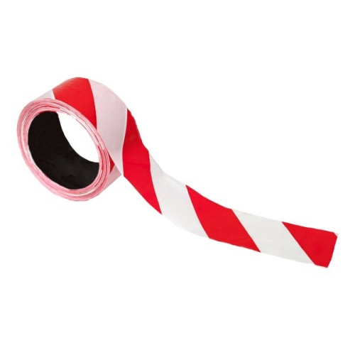 Лента оградительная ЛО "Красно-белая" 50х100 Basic | код lo-50x100-bas | EKF фото 2