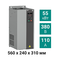 Преобразователь частоты векторный ПЧВ3-55К-В | код 131658 | ОВЕН