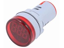 Индикатор тока AD-22 (LED) d22мм красный IP54 HLT | код 085-06-256 | HLT