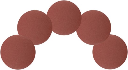 Круги шлифовальные сплошные (липучка), алюминий-оксидные, 125 мм, 5 шт Р 180 | код 39778 | FIT фото 5