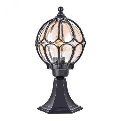Светильник НТУ-60w на постамент Е27 IP44 черный | код PL3704 06341 | FERON Светильник НТУ-60w на постамент Е27 IP44 черный | код PL3704 06341 | FERON