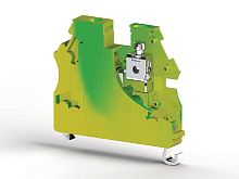 Клеммник на DIN-рейку 4кв.мм (земля) AVK4 TRD Klemsan 334180