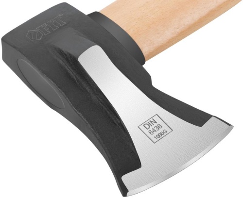 Топор-колун ''ушастый'' кованый, деревянная ручка 1000 гр | код 46152 | FIT фото 4 Топор-колун ''ушастый'' кованый, деревянная ручка 1000 гр | код 46152 | FIT фото 4