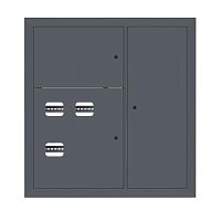 Щит этажный 3 кв. RAL7016 (1000х950х150) EKF PROxima | код mb29-v-3-ral7016 | EKF