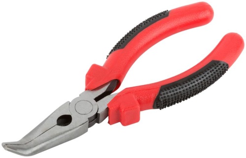 Утконосы ''Стандарт'', красно-черные пластиковые ручки, полированная сталь 165 мм | код 48365 | FIT фото 2