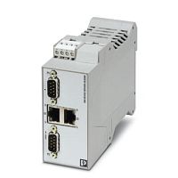 Преобразователь интерфейса GW MODBUS TCP/ASCII 2E/2DB9 | код 2702770 | PHOENIX CONTACT