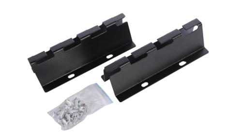 Комплект кронштейна для крепления лотка 400 мм к крыше шкафа ШТК-СП | код КЛГ-400-9005 | ЦМО