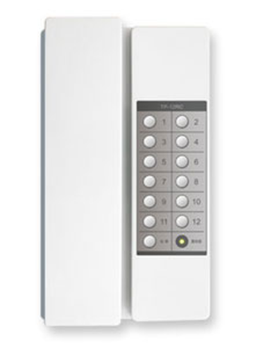 Переговорное устройство до 12 абонентов. Белый. | код TP-12RC WHI | Commax