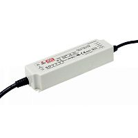 Источник питания AC-DC, 40Вт, вход 90…305В AC, 47…63Гц /127…431В DC, выход 15В/2.67A, ККМ, изоляция 3750В AC, в кожухе 162.5х43.5х32мм, -40…+70С, функция димминга | код LPF-40D-15 | MeanWell