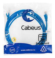 Cabeus PC-UTP-RJ45-Cat.5e-5m-BL-LSZH Патч-корд U/UTP, категория 5е, 2xRJ45/8p8c, неэкранированный, синий, LSZH, 5м | код 9533c | Cabeus