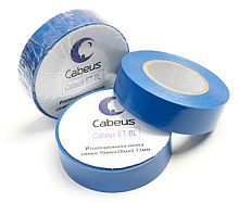 Cabeus ET-BL Изоляционная лента синяя 19ммх20мх0.13мм | код 7419c | Cabeus
