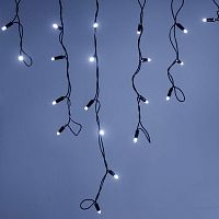 Светодиодная гирлянда ARD-EDGE-CLASSIC-2400x600-BLACK-88LED-MILK-FLASH White (230V, 6W) (Ardecoled, IP65) | код 34125 | Arlight