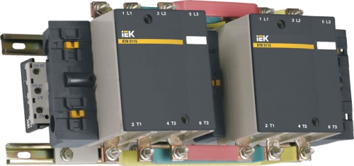 Контактор КТИ-53303 реверс 330А 400В/АС3 | код KKT53-330-400-10 | IEK