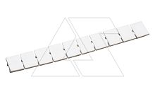 Маркировка клеммных модулей CA509/K8WHT для клемм 8mm, белая (упак. 100шт.) | код CA509/K8WHT | Connectwell