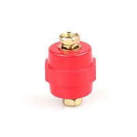 Изолятор SM25 силовой Н25*D27xМ6мм с болтом HLT | код 086-01-10| HLT